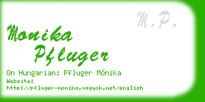 monika pfluger business card